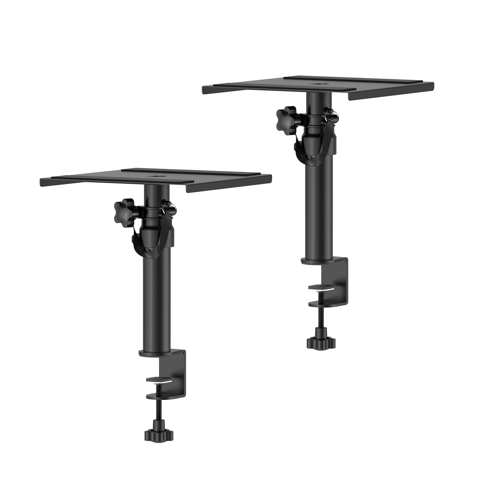 Desk Setup Studio - 2'li Masaüstü Kelepçeli Hoparlör Standı Seti