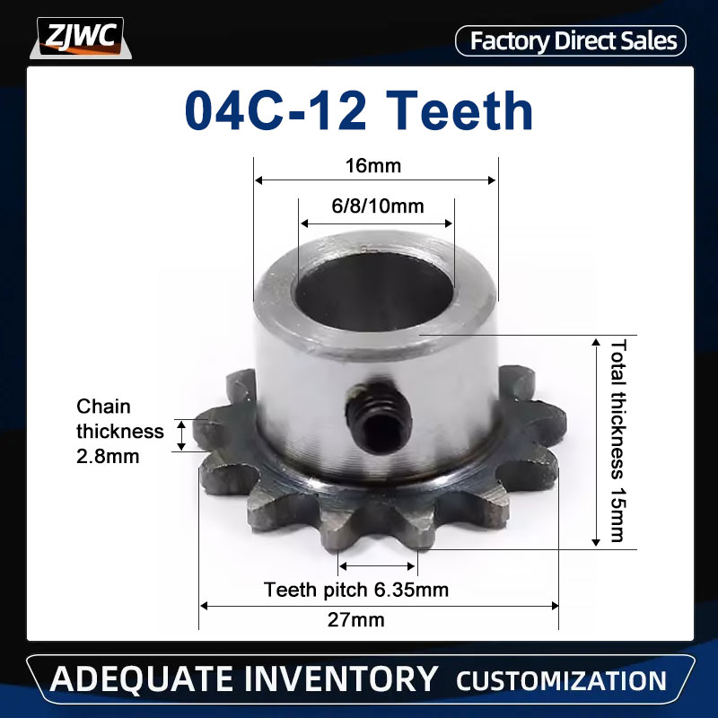 Desk Setup Gear - 04C 12T Dişli Çark 12 Dişli