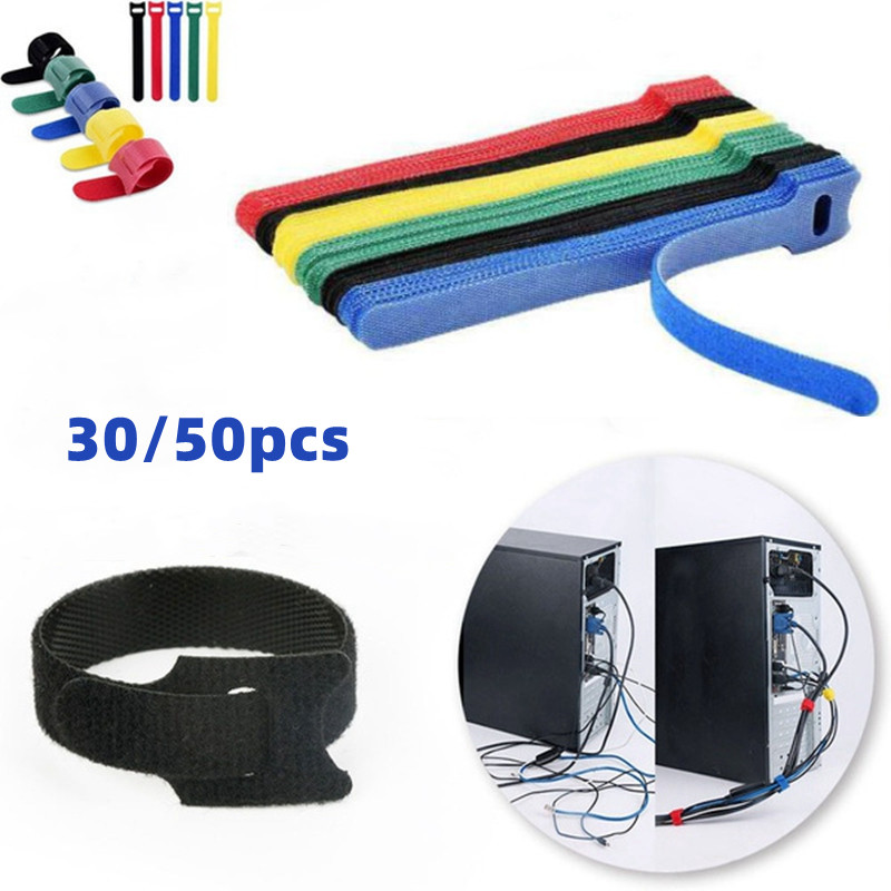 Cable Velcro Strap - Kablolar için Velcrolar Kablo Bağları Kancalı