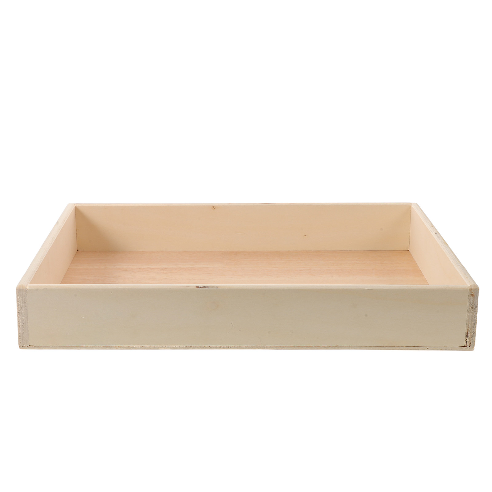 Desk Setup Natural - Masaüstü Zen Bahçesi Tepsisi, Doğal Ahşap,