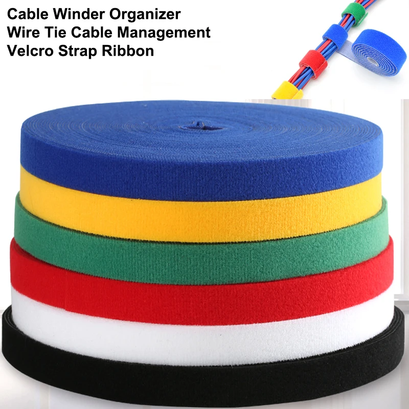 Cable Velcro Strap - 5 M DIY Yeniden Kullanılabilir Naylon