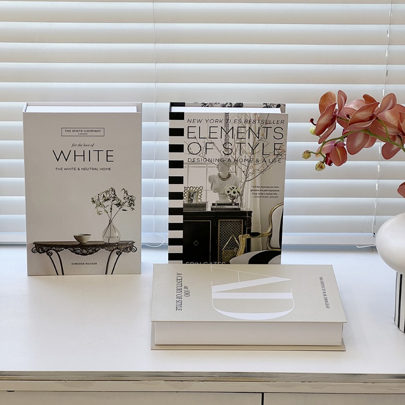 Desk Setup Plants - Basit Sahte Kitaplar Süs Yatak Odası