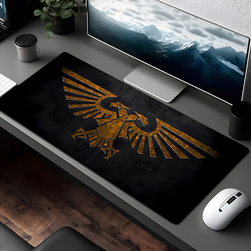 Desk Setup Natural - Konforlu Oyun Mouse Pad'i Dayanıklı Masa