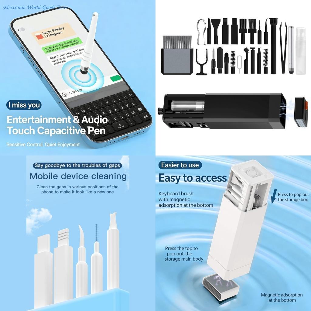 Monitor Cleaning Kit - A3PD 32 Adet Bileşen Temizleme Bilgisayar