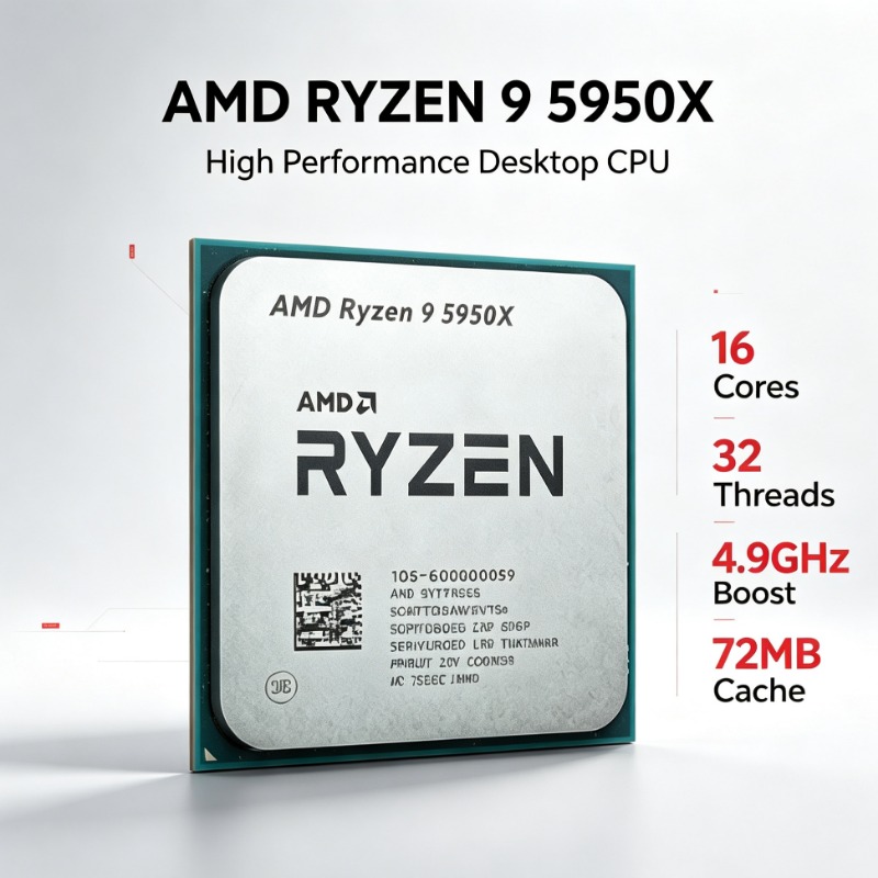 Masaüstü Bilgisayar Bileşeni C - Amd Cpu Ryzen 9 incelemesi ve fiyatı