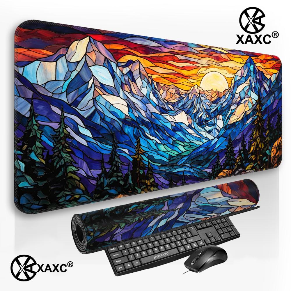 Vitray Dağ Masa Örtüsü Renkli  - Desk Setup Natural incelemesi ve fiyatı