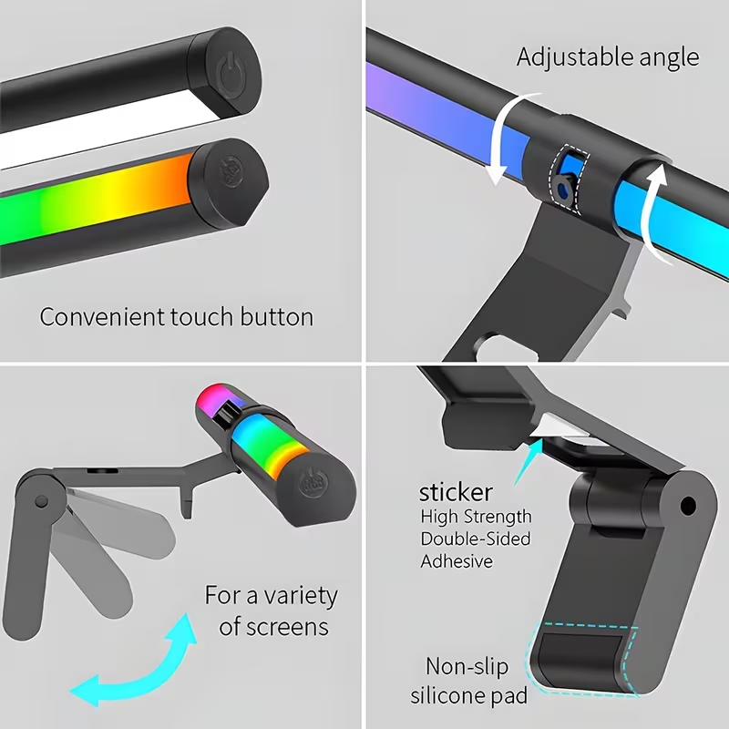 Monitör Işık Çubuğu RGB Işık Ç - Desk Setup Gear incelemesi ve fiyatı