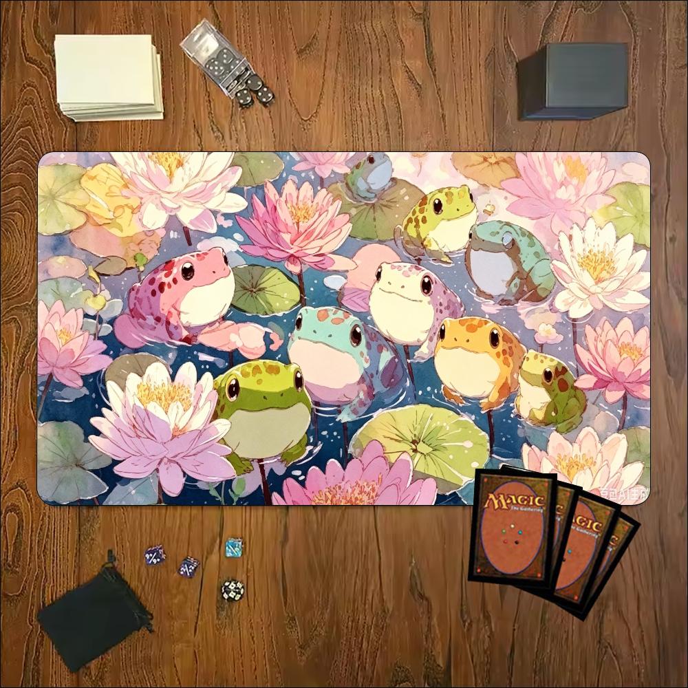 Kurbağa Lotus Göleti Kawaii Do - Desk Setup Natural incelemesi ve fiyatı