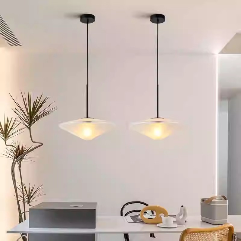 Modern Uçan daire Cam Kolye Iş - Desk Setup White incelemesi ve fiyatı