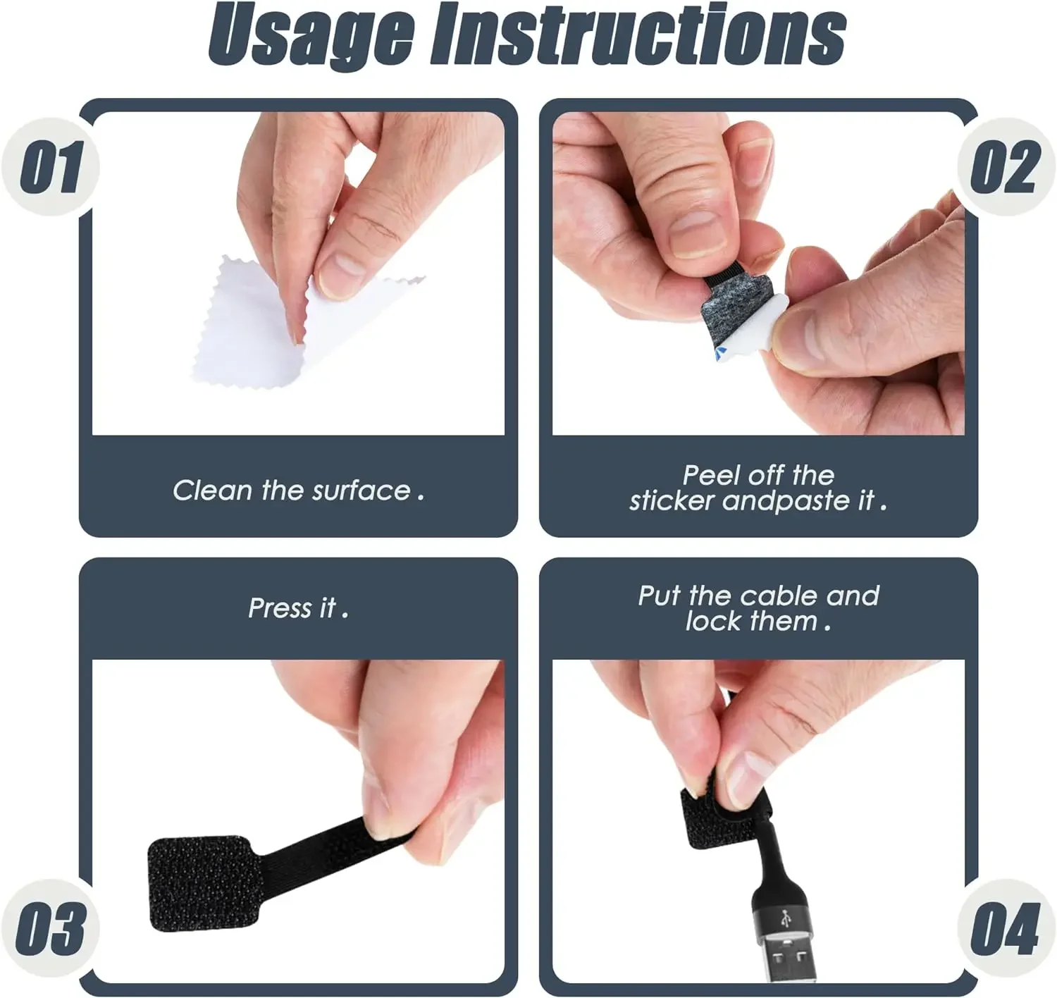 Yeni Yeniden Kullanılabilir Ka - Cable Velcro Strap incelemesi ve fiyatı