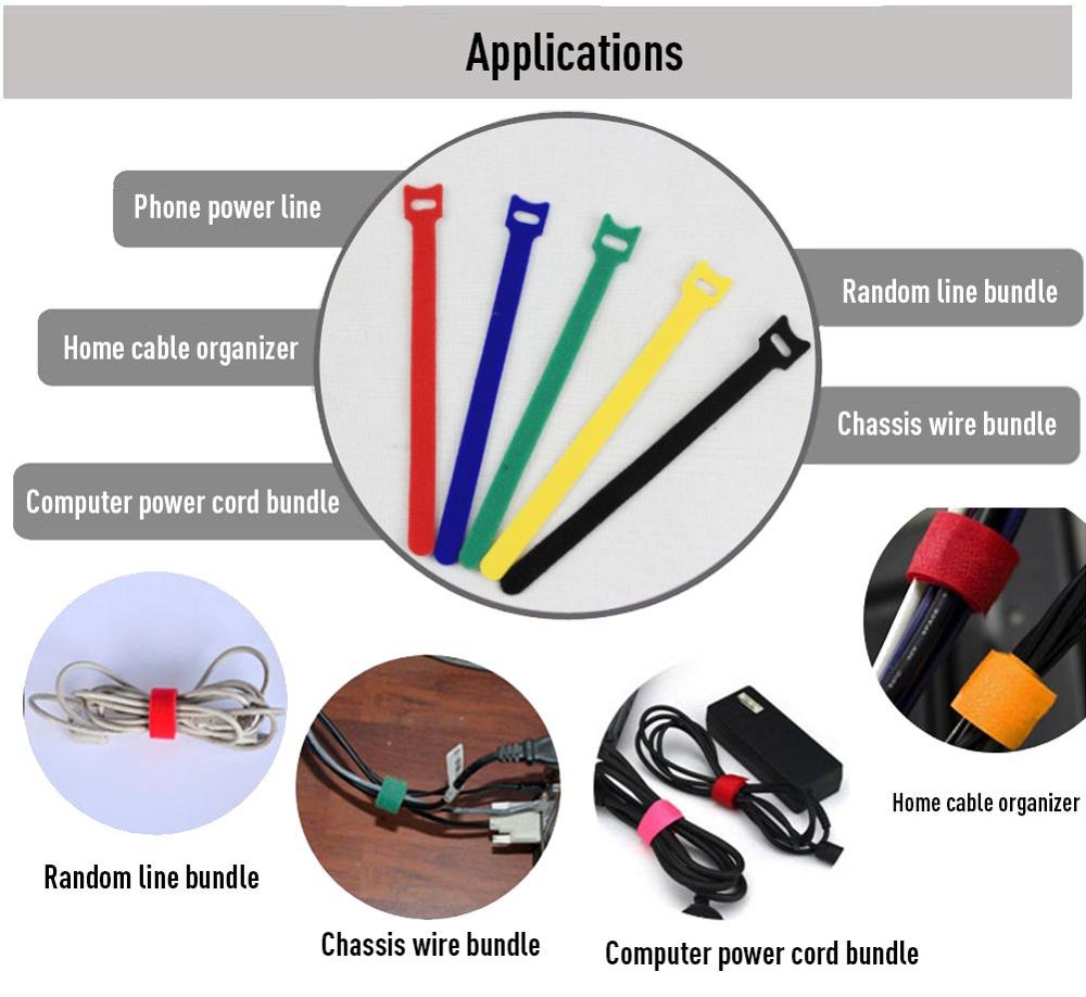50 adet 12*150-300mm T tipi Ve - Cable Velcro Strap incelemesi ve fiyatı