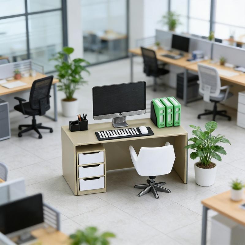 Detaylı Sahne Düzenlemeleri İç - Desk Setup Natural incelemesi ve fiyatı