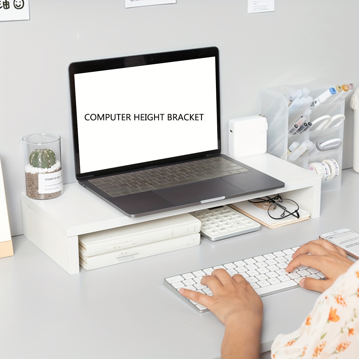 Minimalist Beyaz MDF Monitör Y - Desk Setup Accessories incelemesi ve fiyatı