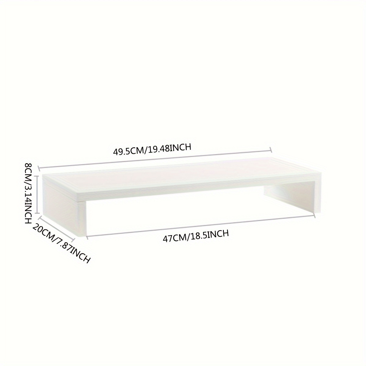 Minimalist Beyaz MDF Monitör Y - Desk Setup Accessories incelemesi ve fiyatı