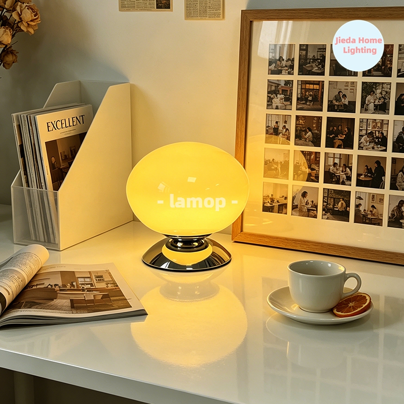 Parlak Beyaz Küre Kabuklu Cam  - Desk Setup White incelemesi ve fiyatı
