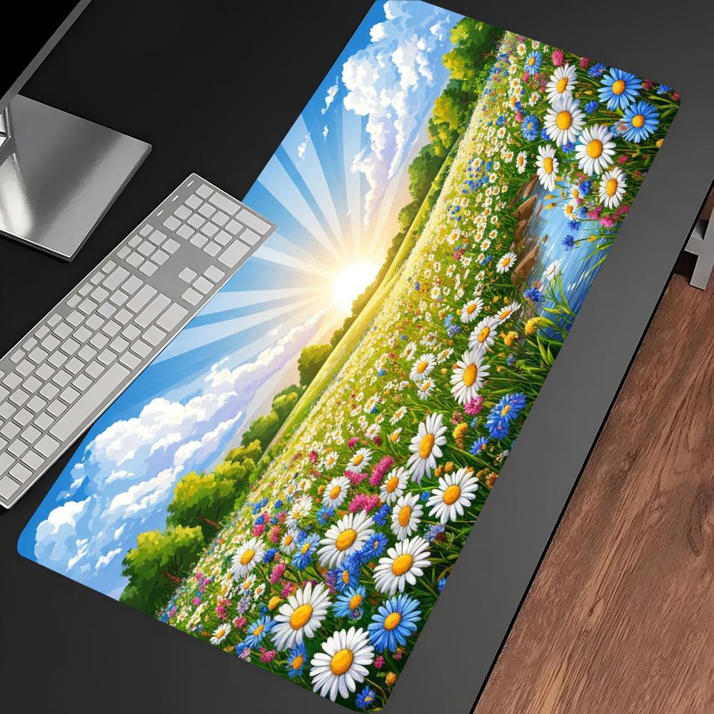 Doğal Papatya Çayırları Geniş  - Desk Setup Natural incelemesi ve fiyatı