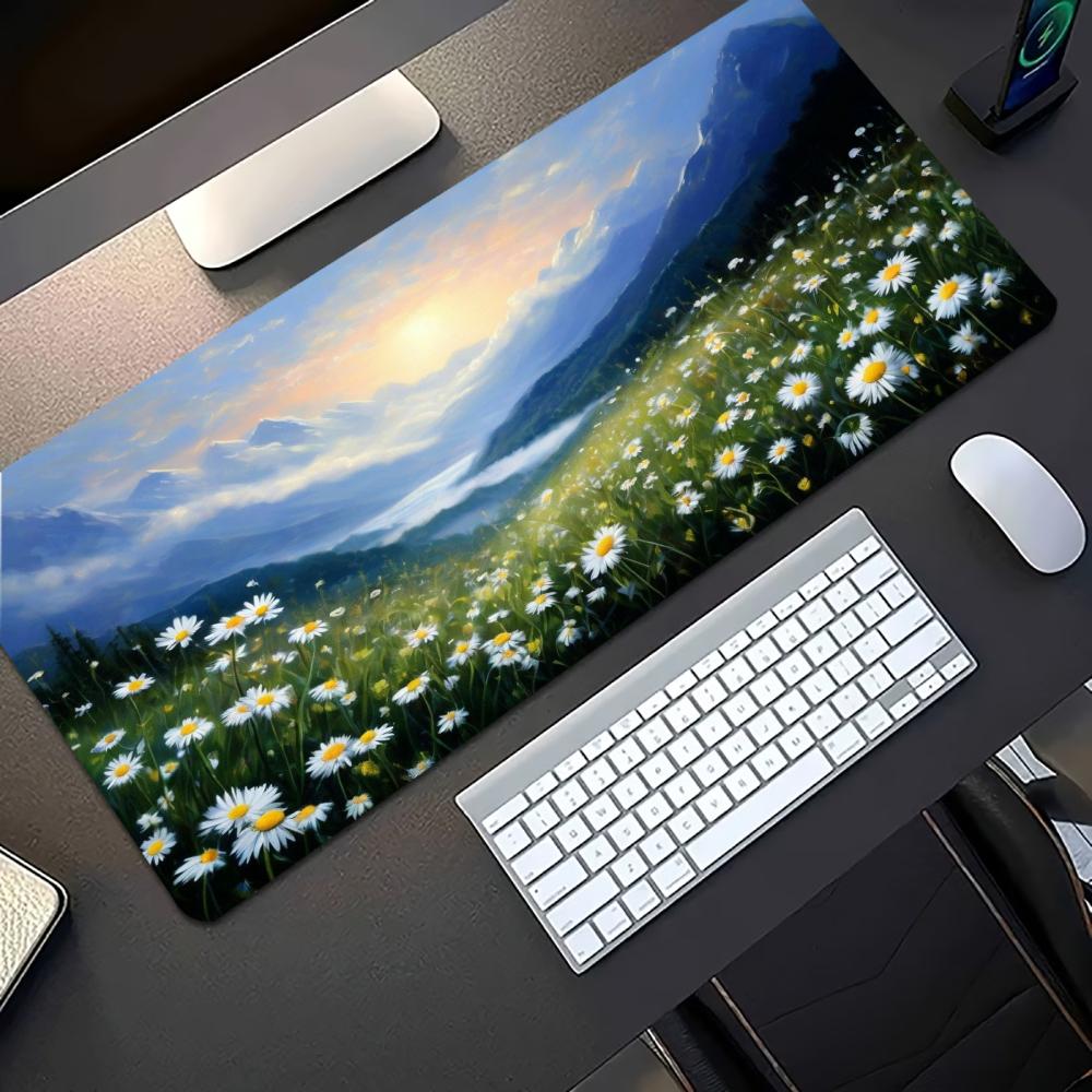 Doğal Papatya Çayırları Geniş  - Desk Setup Natural incelemesi ve fiyatı