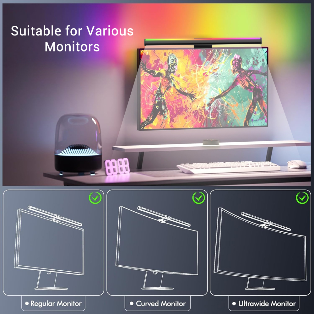 Wifi Işık Çubuğu Monitör Işık  - Setup Desk Monitor incelemesi ve fiyatı
