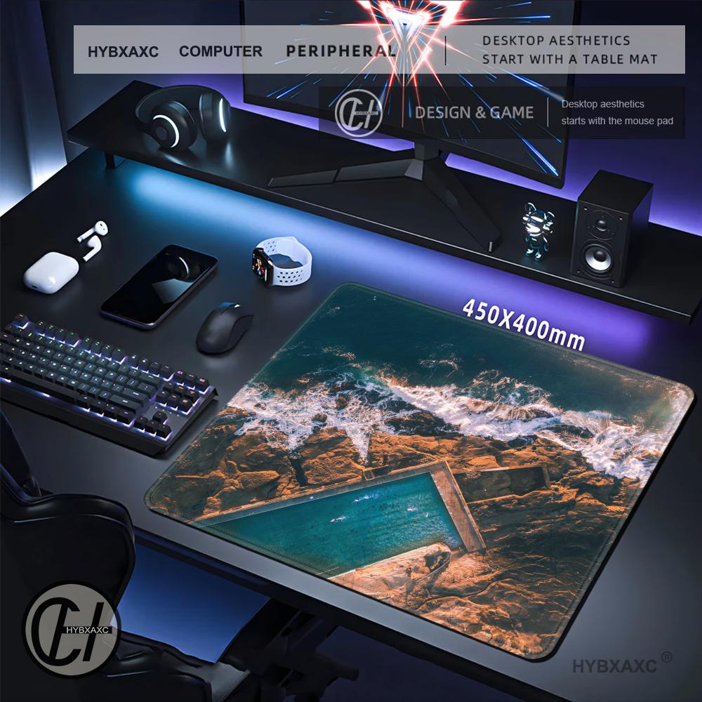 HYBXAXC MAerial Ocean Wave Mou - Desk Setup Natural incelemesi ve fiyatı