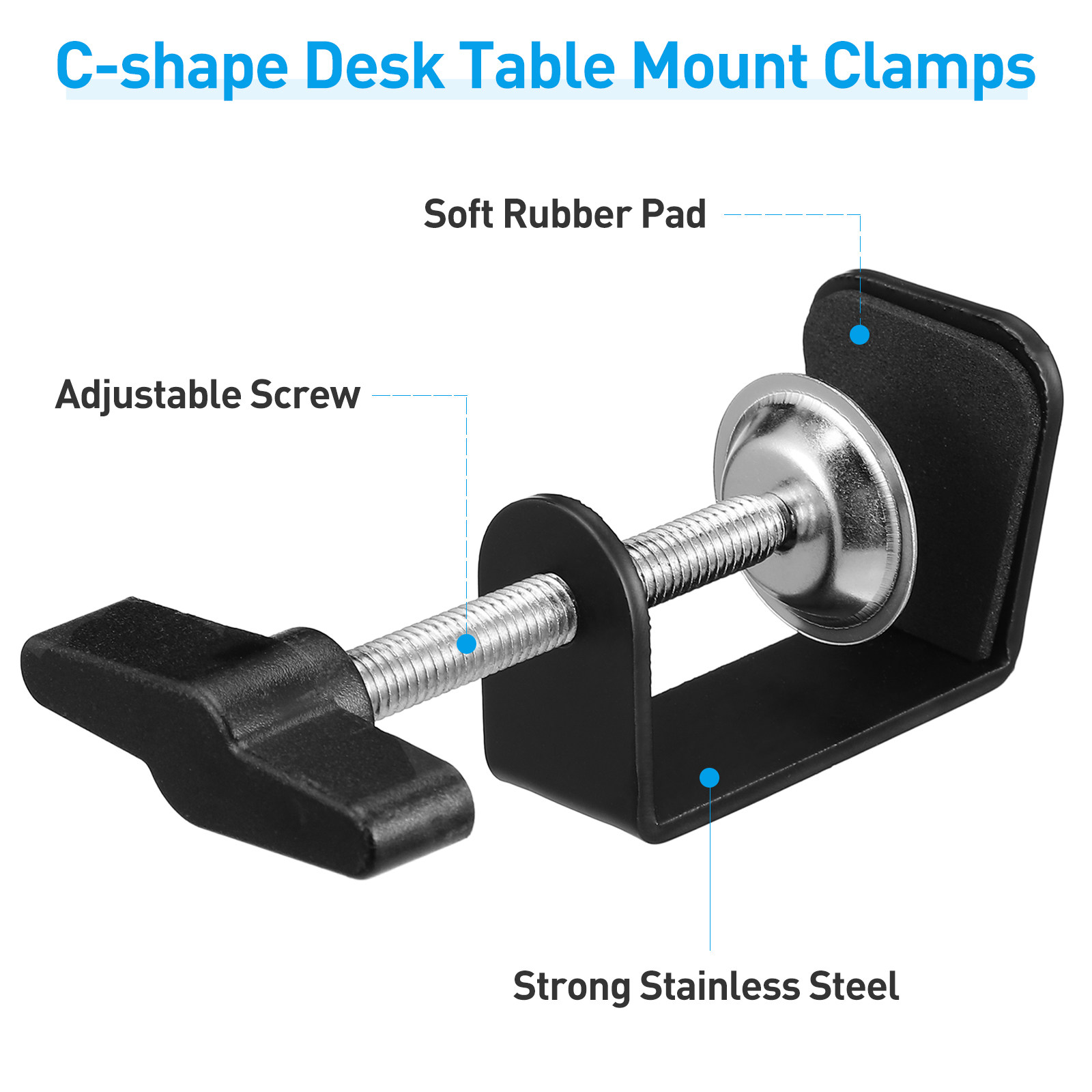 Sağlam Masa Montajlı C-Kelepçe - Desk Setup Studio incelemesi ve fiyatı