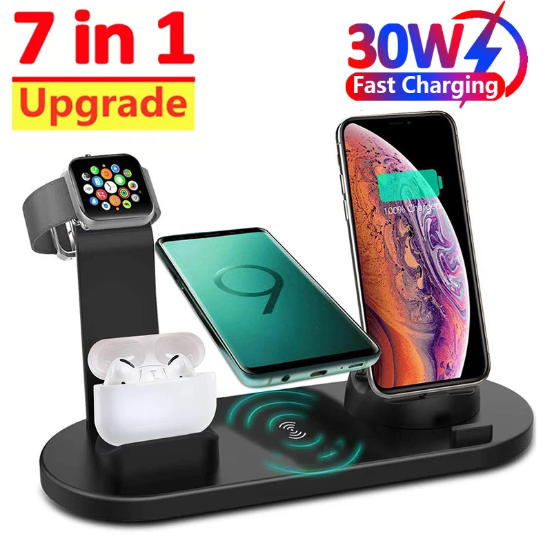 7 In 1 Kablosuz Şarj Standı Pa - Desk Setup Apple incelemesi ve fiyatı