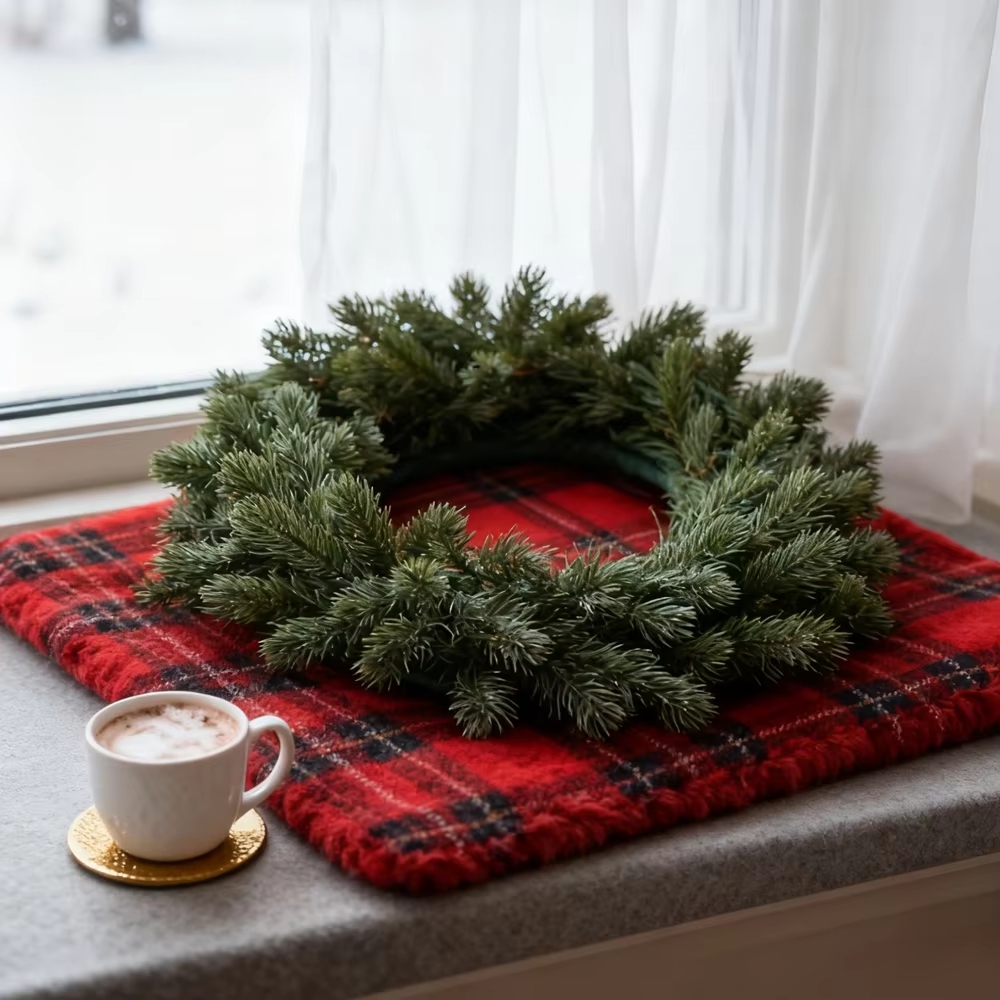 Yapay Çam Çelengi Bitkisi Noel - Desk Setup Plants incelemesi ve fiyatı